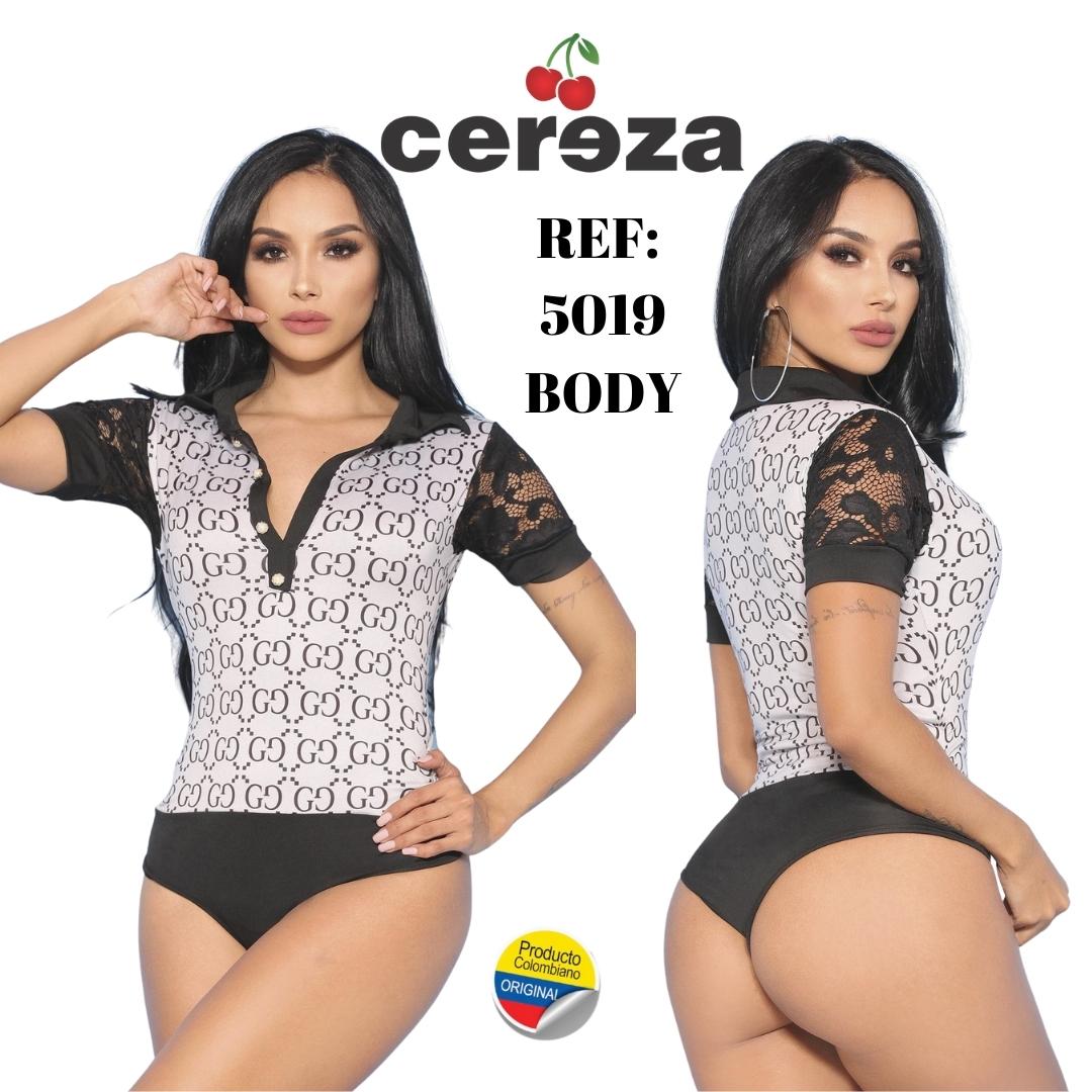 Body Sexy Hermoso Estampado Manga Corta